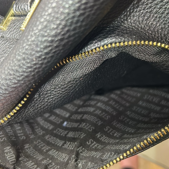Steve Madden Black Leather Tote Bag - Picture 6 of 6